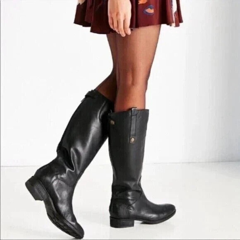 Sam Edelman Womens Black Leather Penny Knee High Boots Size US‎ 4.5 WC